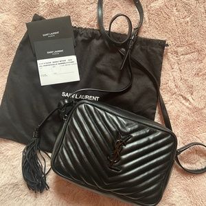 Saint Laurent Lou in quilted leather